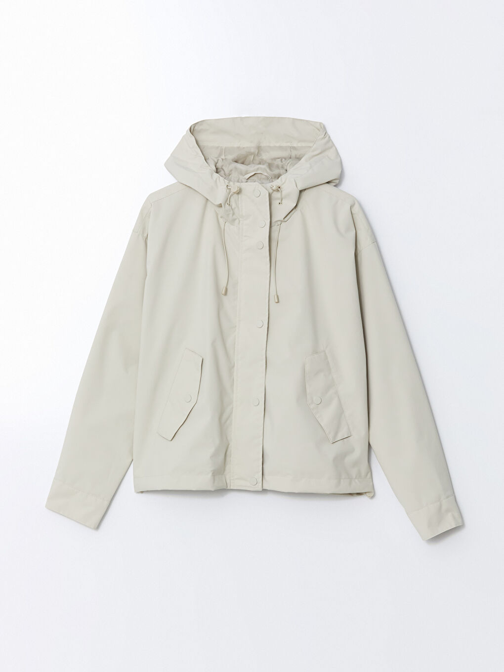 XSIDE Kapüşonlu Düz Oversize Kadın Mont -S56087Z8-KJS