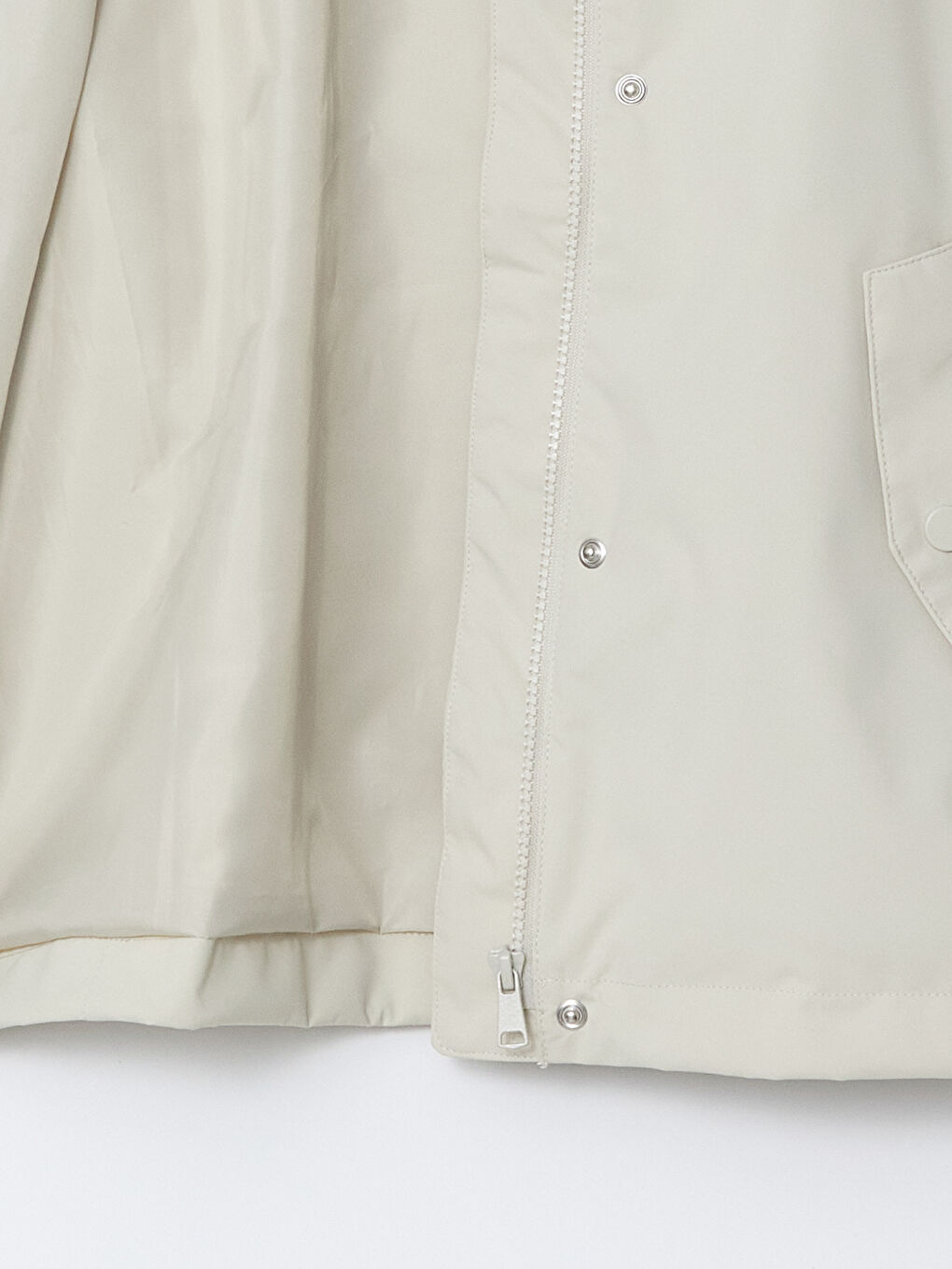 XSIDE Kapüşonlu Düz Oversize Kadın Mont -S56087Z8-KJS