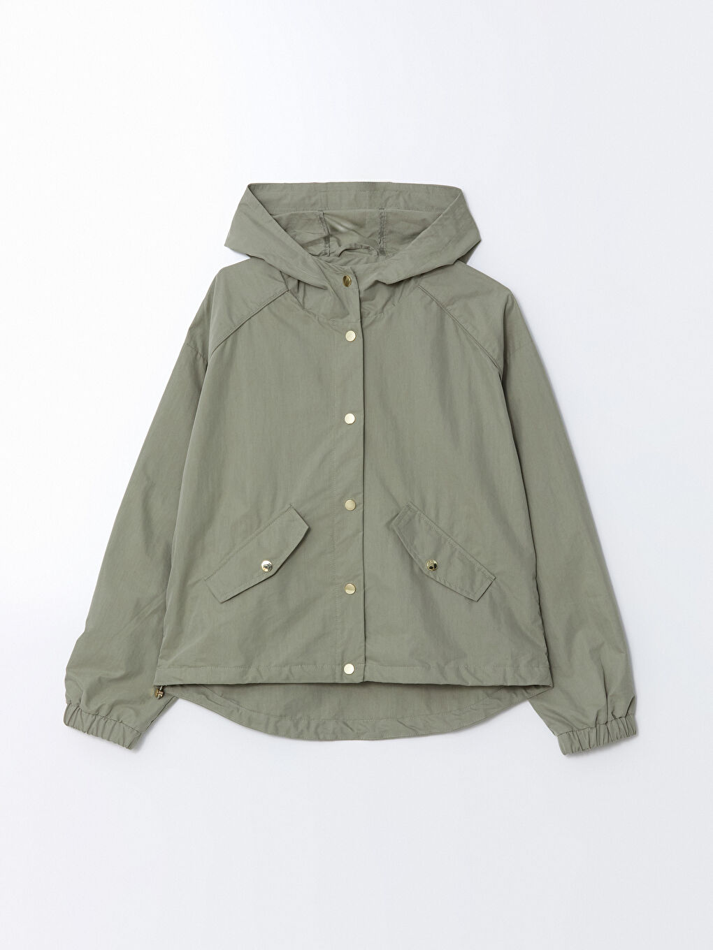 Hooded Plain Oversize Women's Trench Coat -S56091Z8-JK3