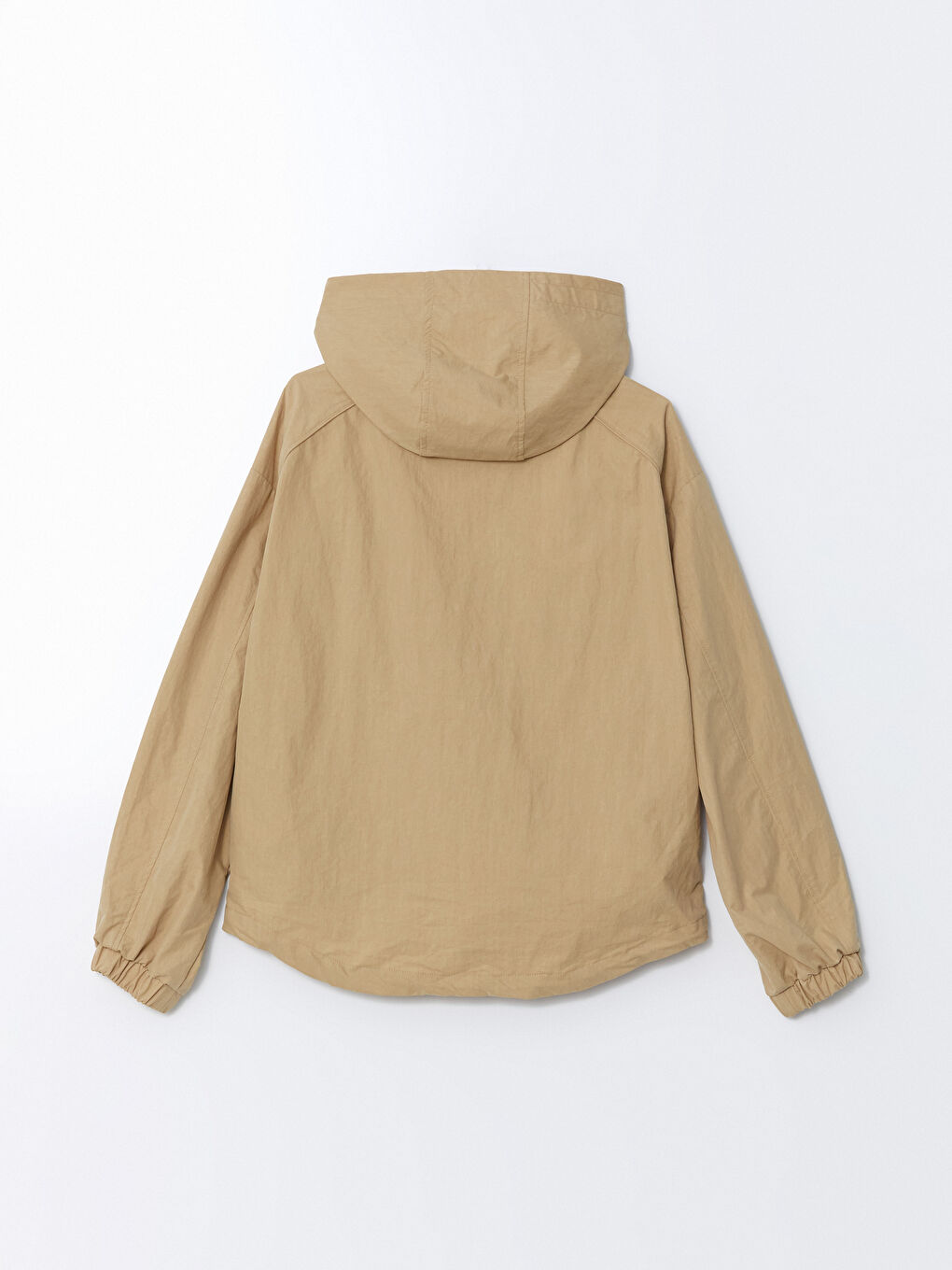 Hooded Plain Oversize Women's Trench Coat -S56091Z8-Q7H
