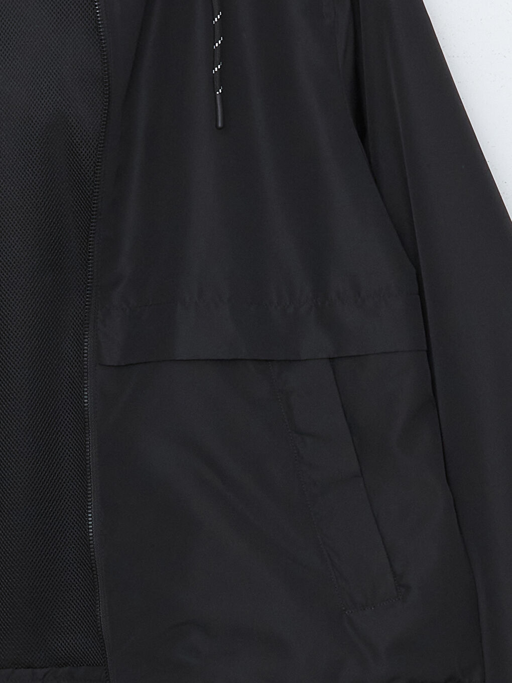 معطف واق من المطر أسود امرأة -S56093Z8-CVL