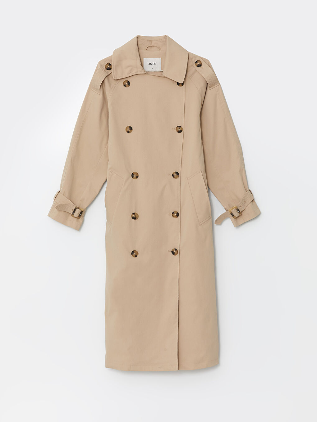 Jacket Collar Oversize Women's Trench Coat -S56095Z8-RFC