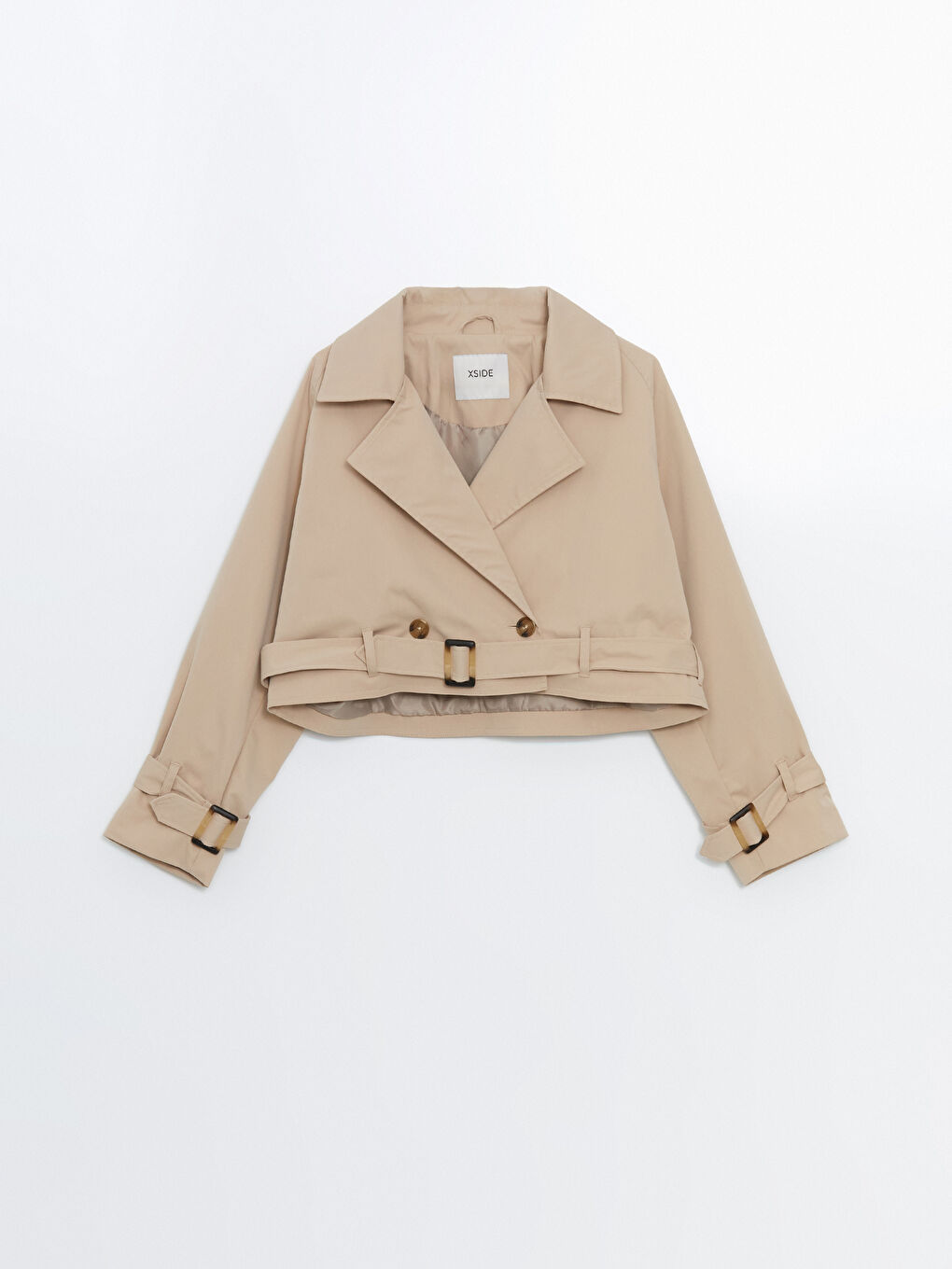 XSIDE Jacket Collar Oversize Women's Trench Coat -S56099Z8-Q6M
