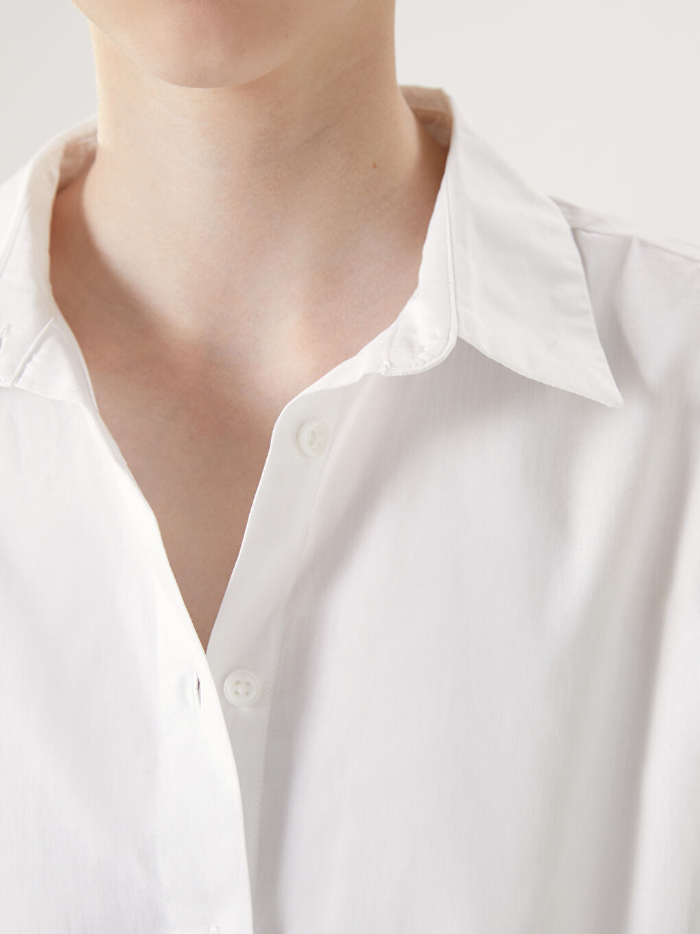 Oversize Poplin Women's Shirt -S56110Z8-Q6K