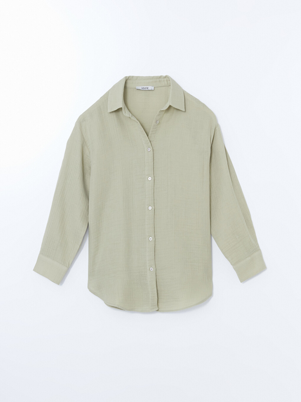Oversize Textured Women's Shirt