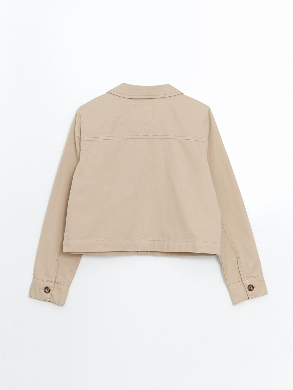 Shirt Collar Twill Women's Jacket -S56121Z8-SXC