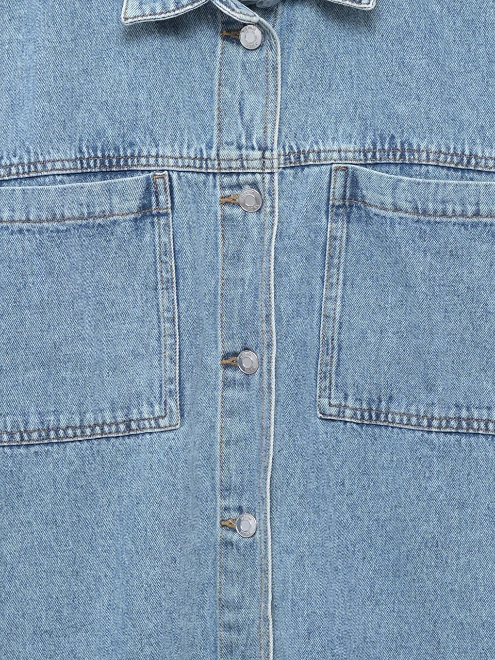 Collared Neck Women's Denim Jacket -S56130Z8-Q6L