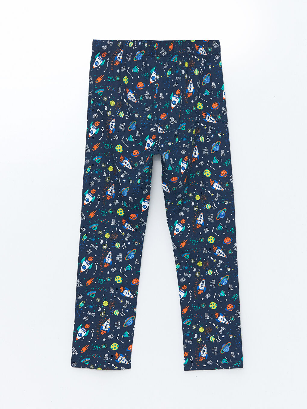 Polo Neck Printed Boys' Pyjama Set -S56150Z1-LSJ