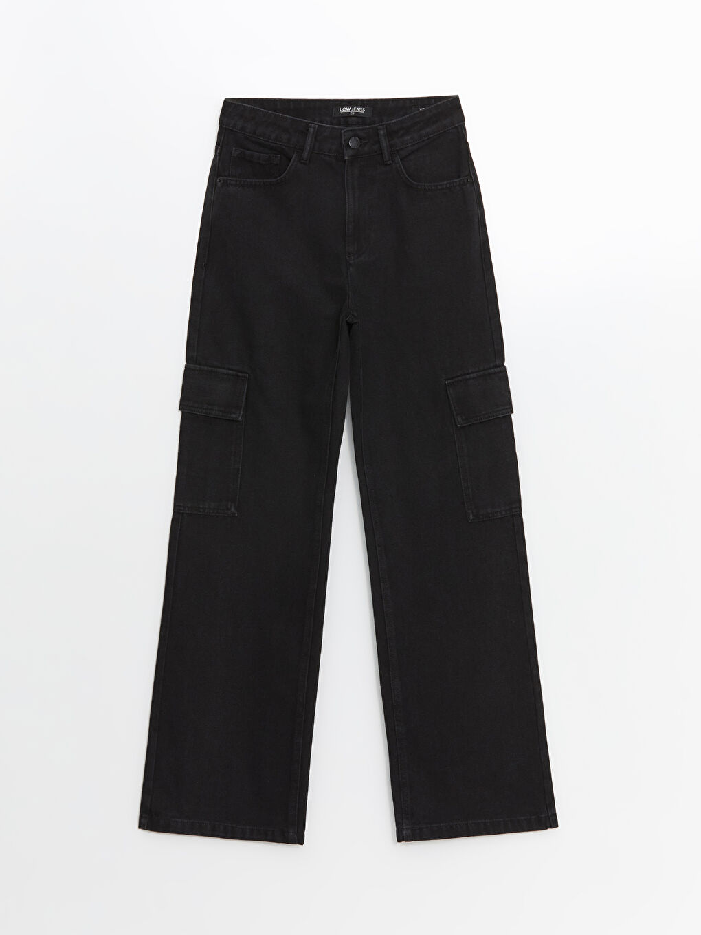 Wideleg Women's Cargo Jeans -S56158Z8-327