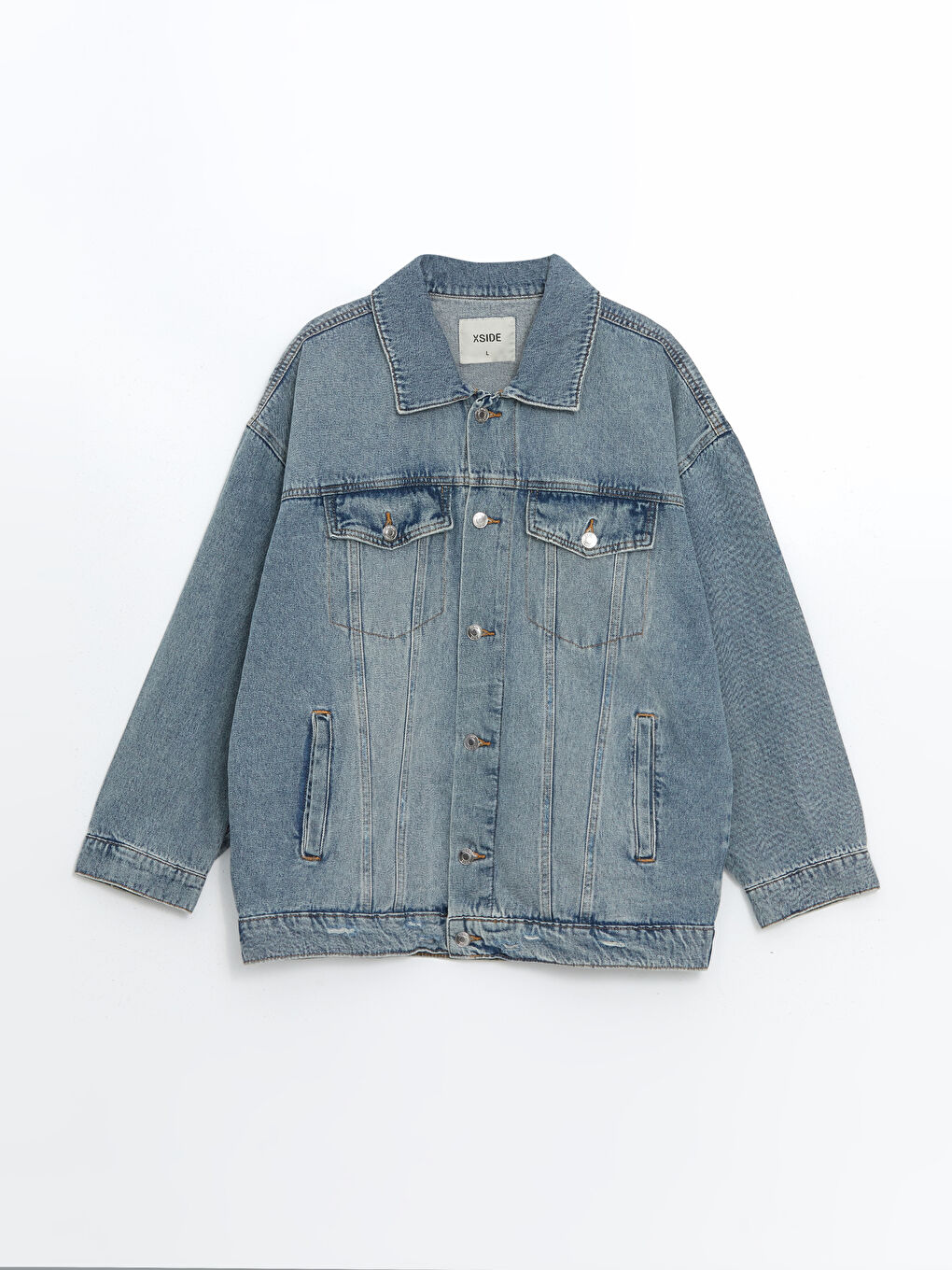 Oversize Women's Denim Jacket -S56167Z8-Q68