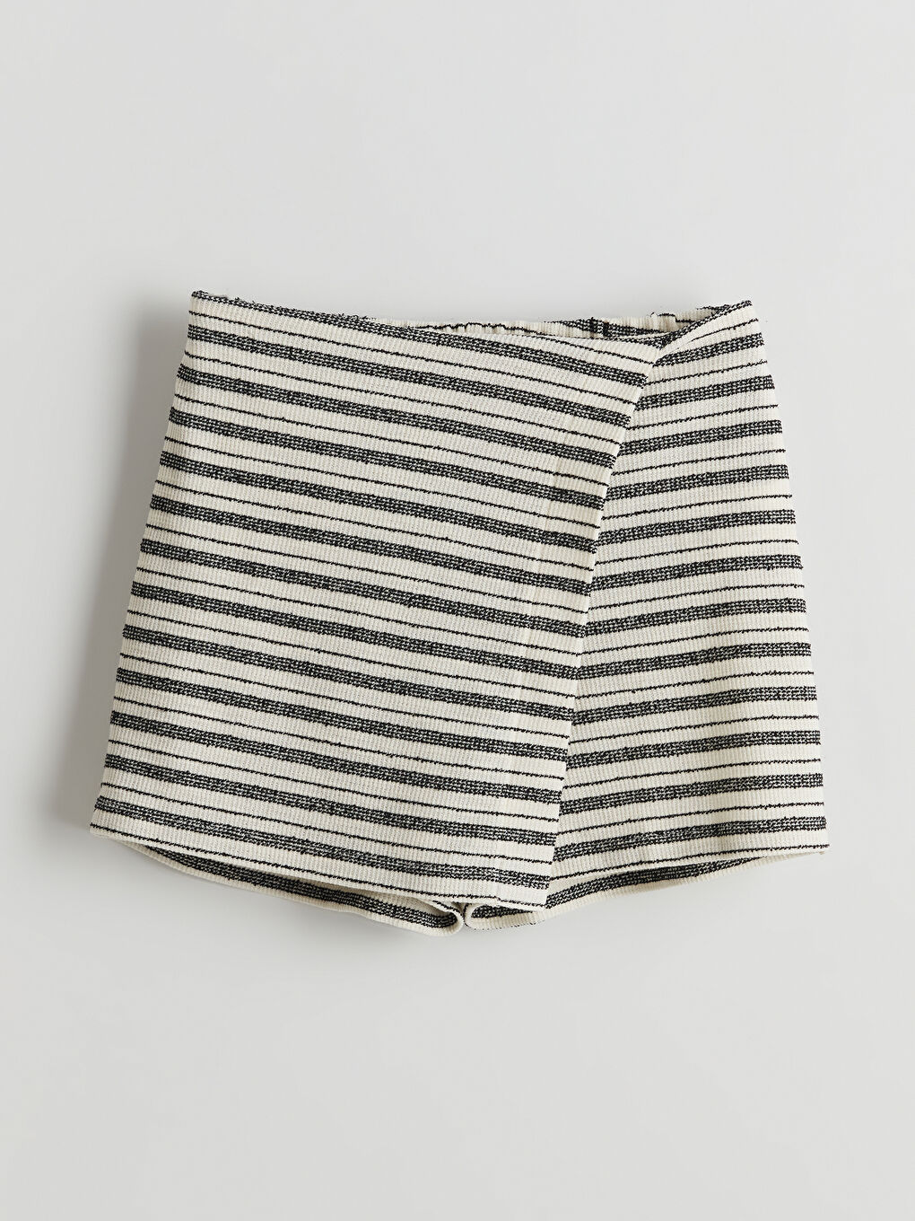 Ekru Beli Lastikli Kız Çocuk Şort Etek