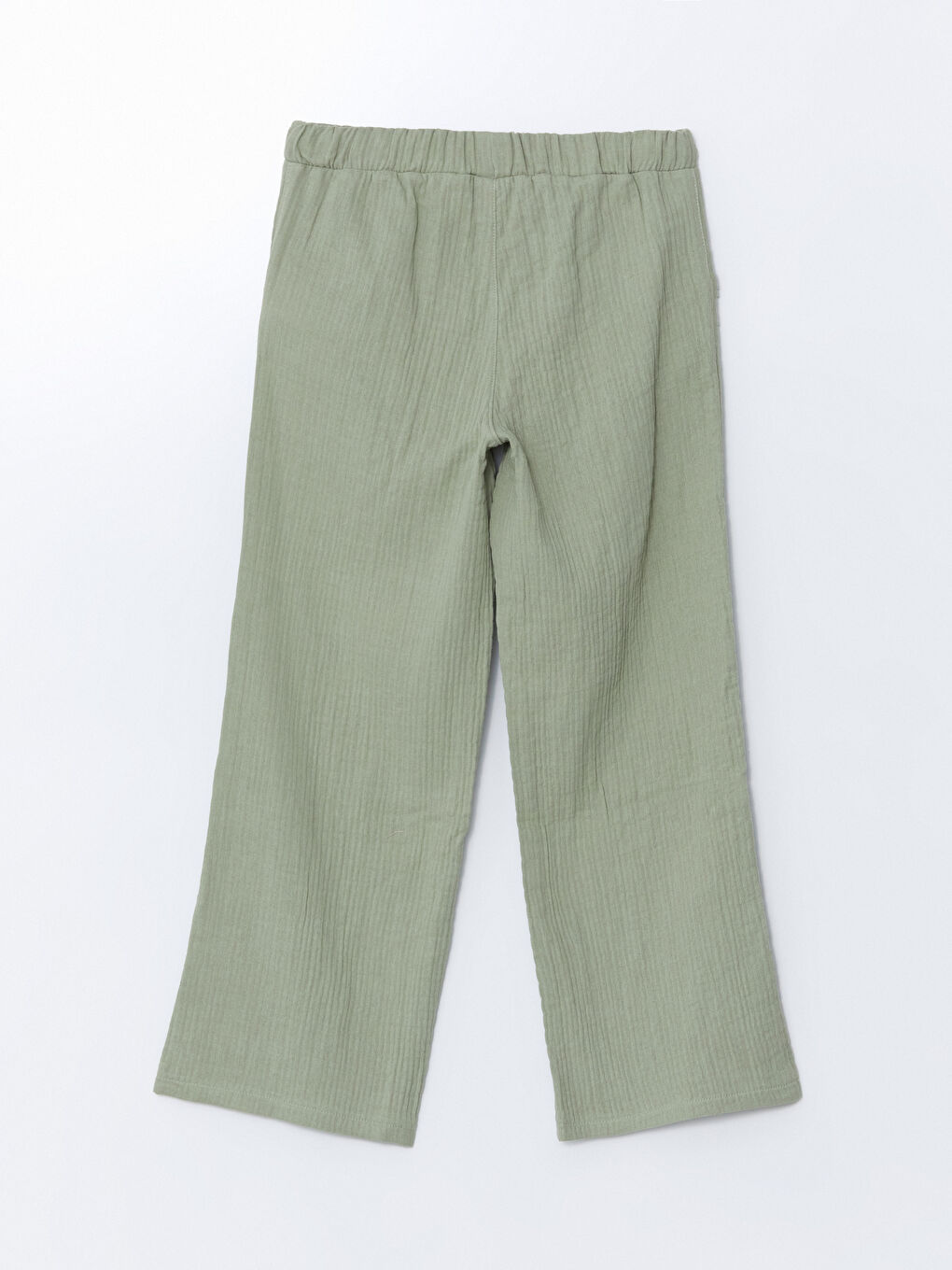 Haki Kısa Kollu Kız Çocuk Gömlek ve Pantolon-4