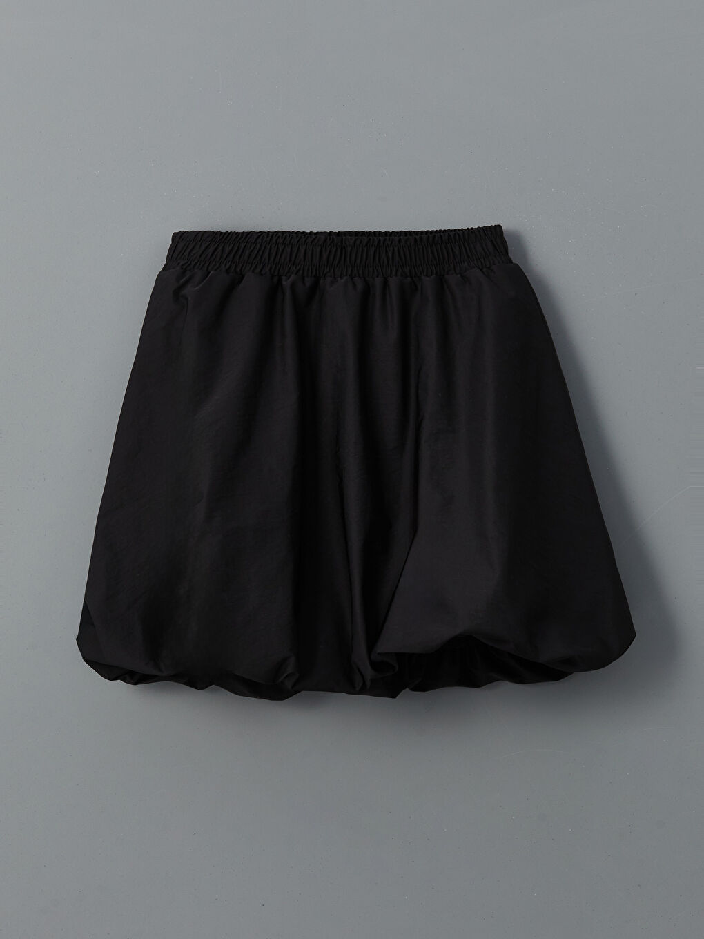 Siyah Beli Lastikli Kız Çocuk Etek