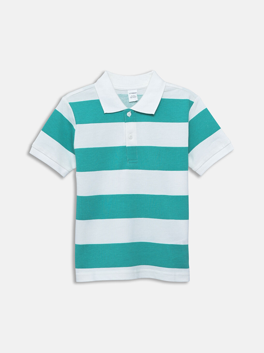 Polo Neck Striped Boys' T-Shirt