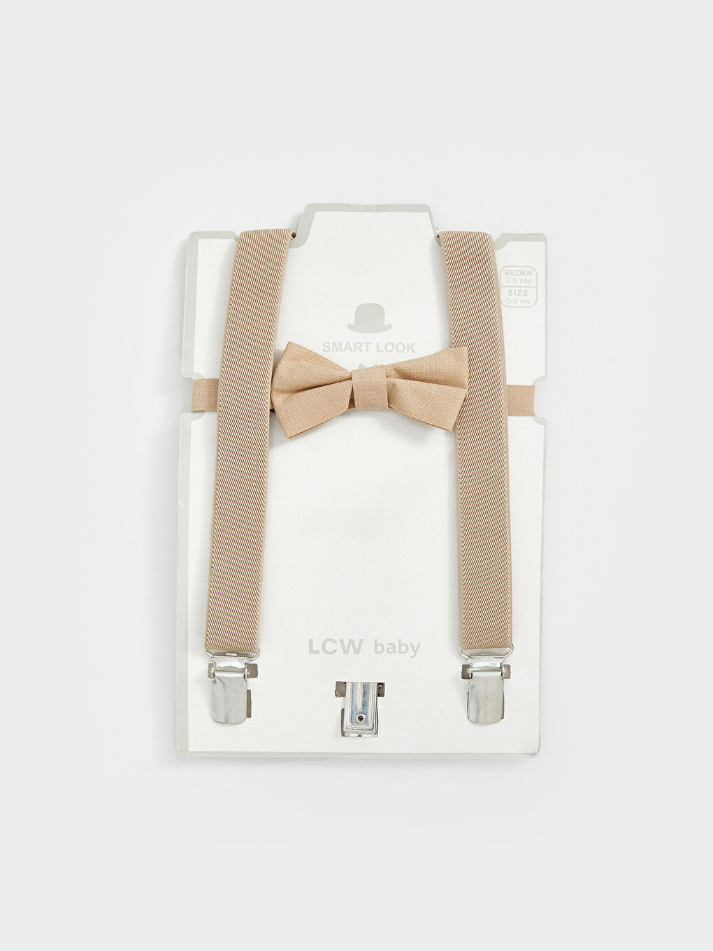 Bow Detail Boy'S Baby Bow Tie And Suspender Pants Set -S56252Z1-FLE