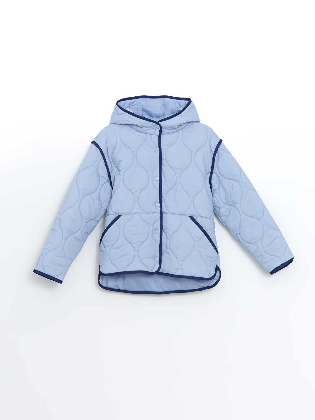 Girls' Hooded Quilted Thick Coat -S56282Z4-YQ9