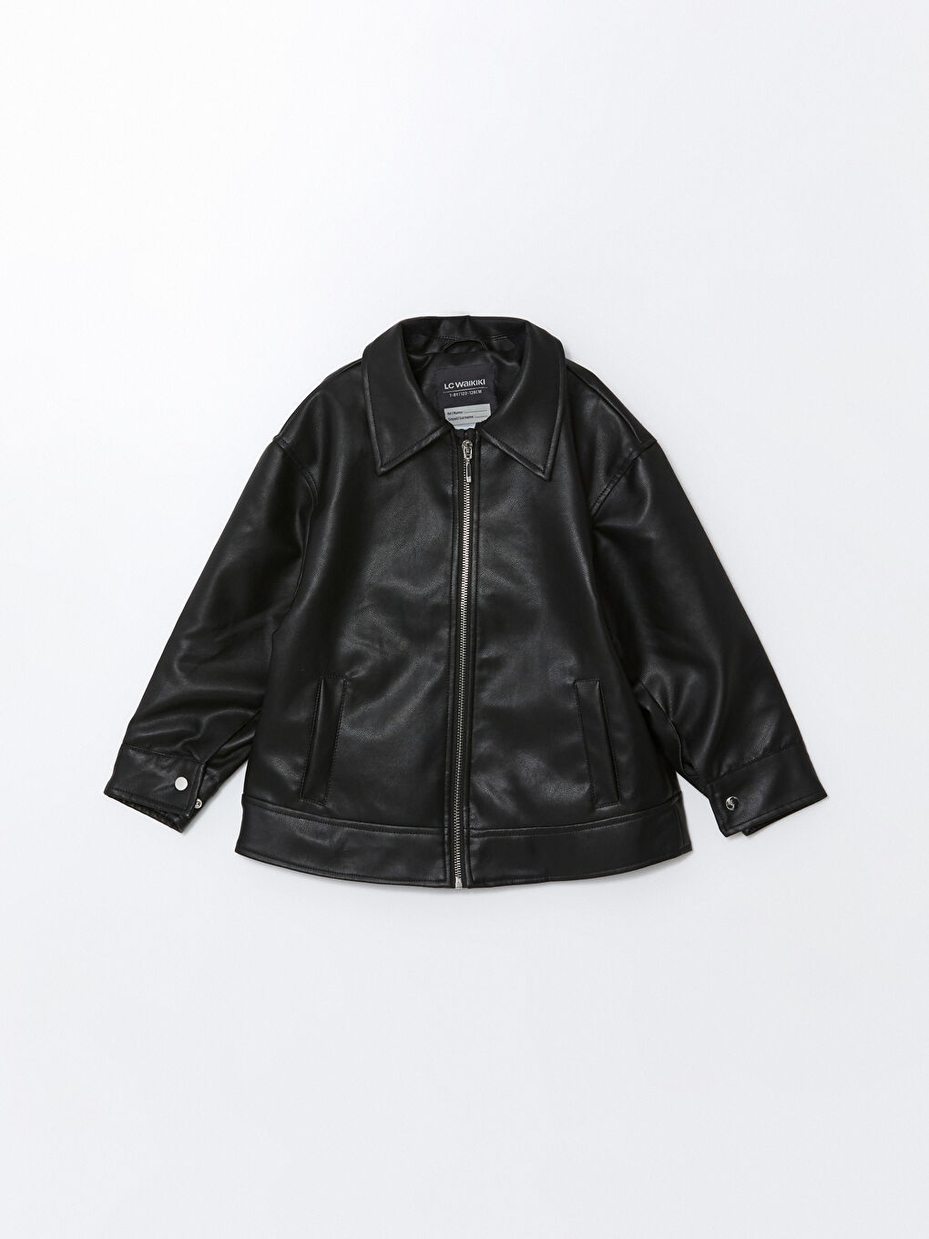 Leather-Look Girl's Jacket -S56285Z4-CVL