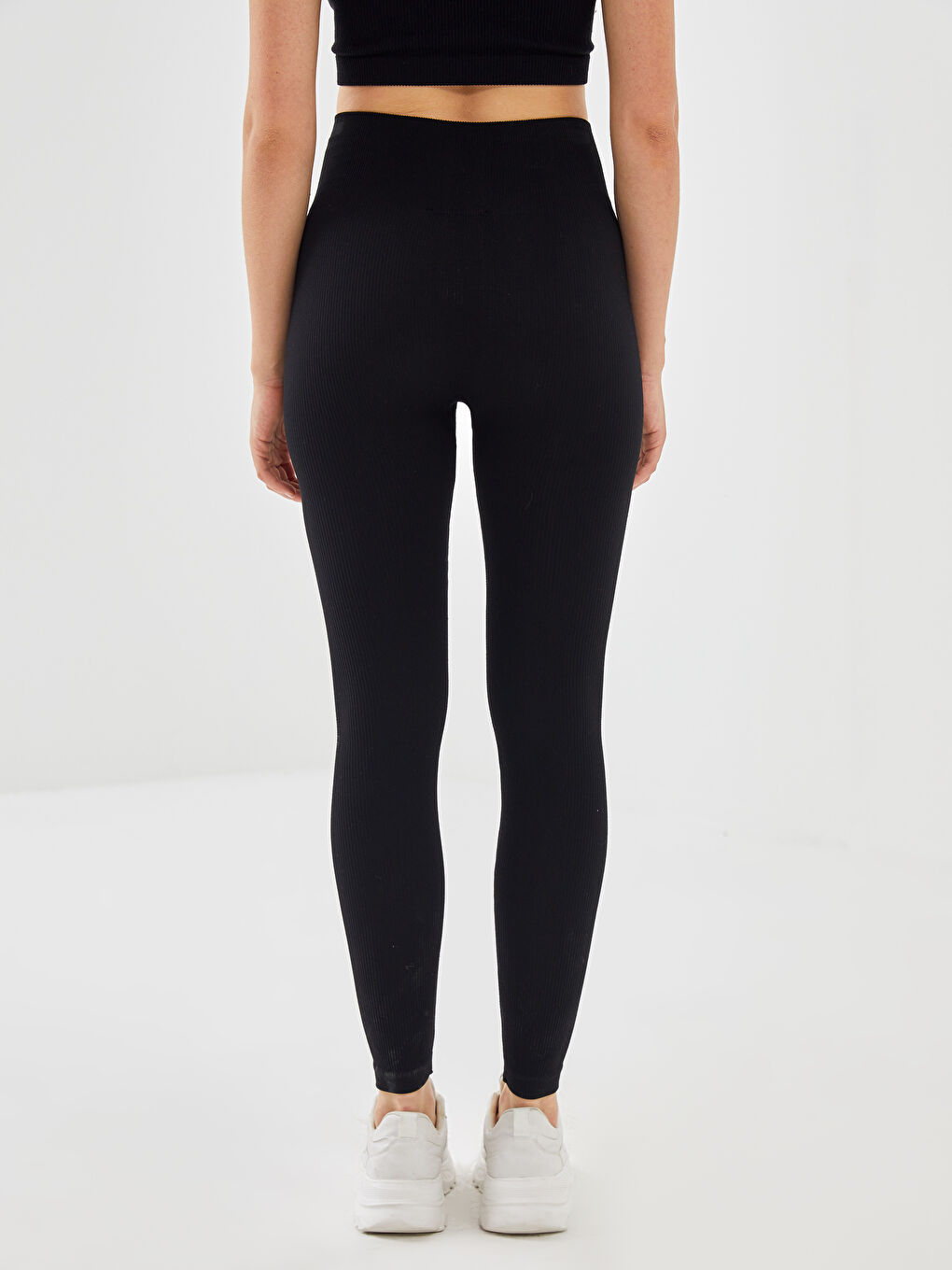 Colanți Sport cu Talie Elastică pentru Femei-3