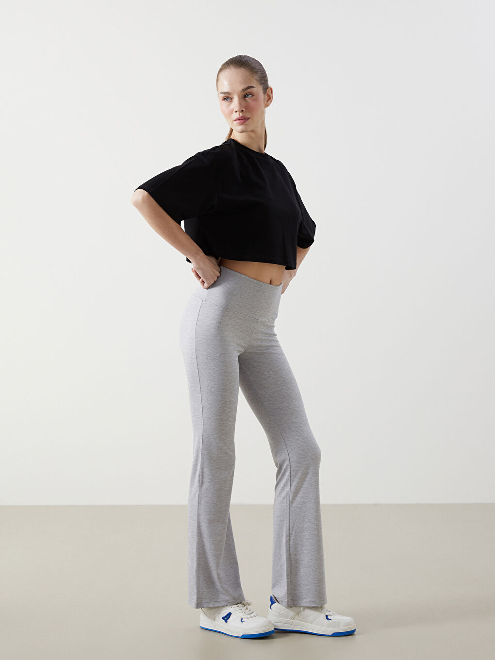Women's Elastic Waist Sports Sweatpants -S56320Z8-EHG