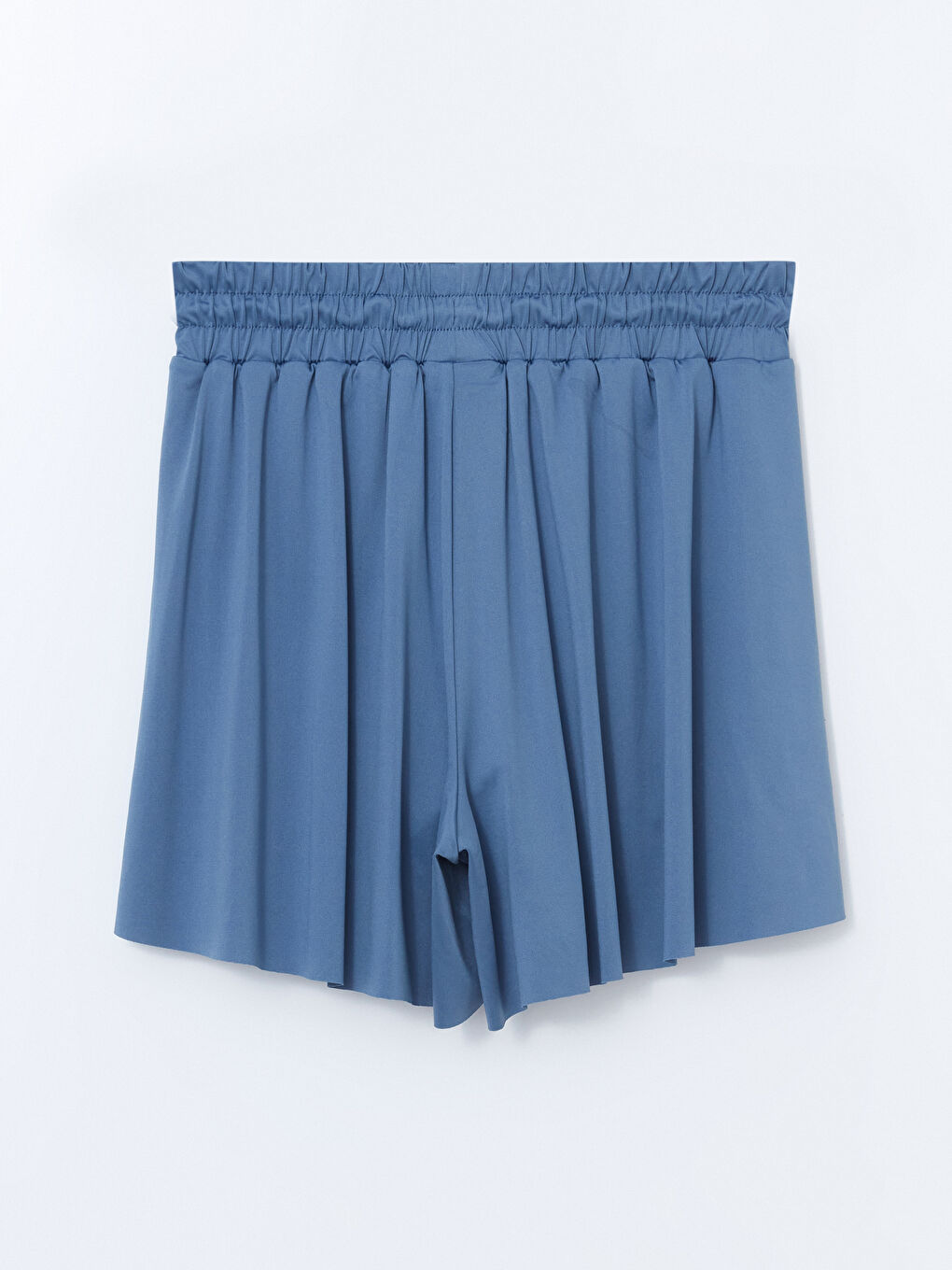 Elastic Waist Pleated Women's Active Shorts -S56321Z8-DUJ