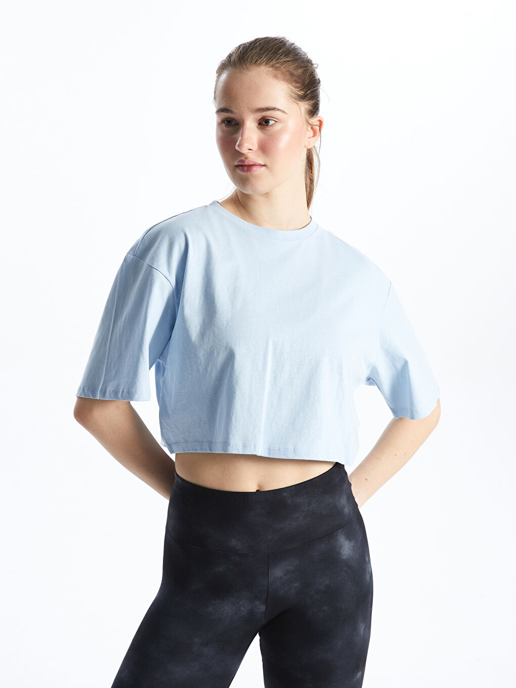 XSIDE ACTIVE Crew Neck Oversize Women's Crop -S56322Z8-VZF