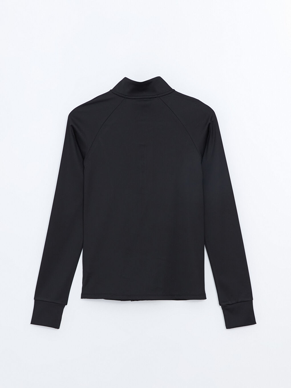 Толстовка на молнии с воротником-труба для женщин-5