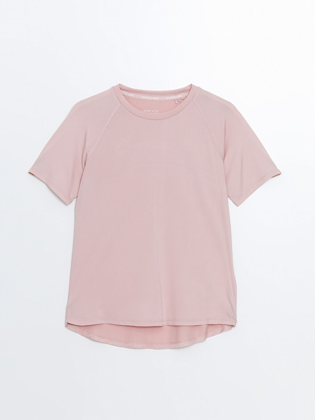 Crew Neck Reflective Printed Women's Sports T-Shirt -S56338Z8-JW7