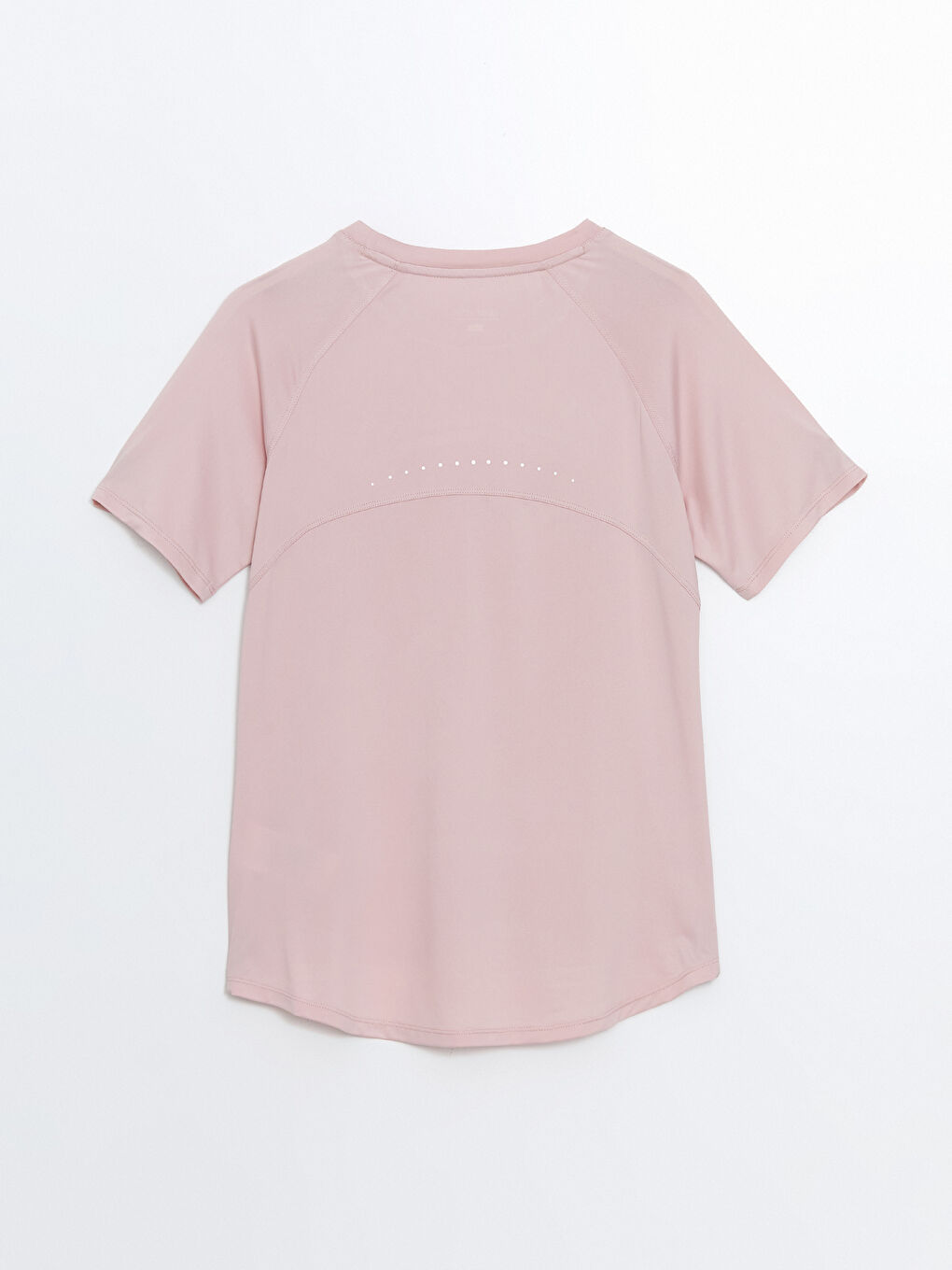 Crew Neck Reflective Printed Women's Sports T-Shirt -S56338Z8-JW7