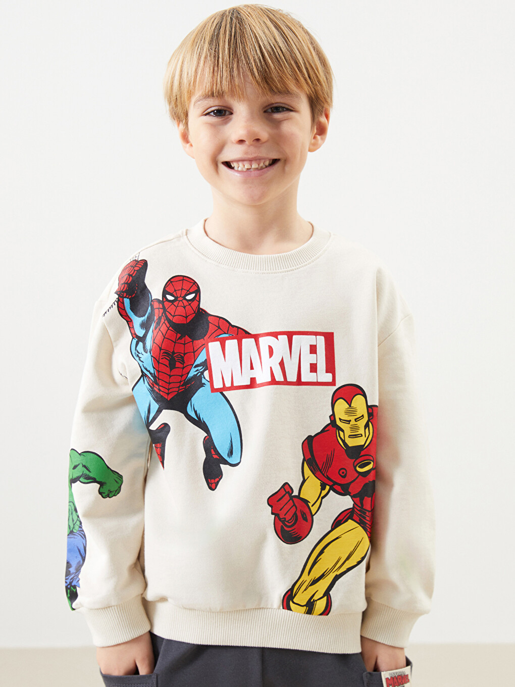 Spider-man Printed Boys' Sweatshirt And Tracksuit Bottoms 2 Pack-1