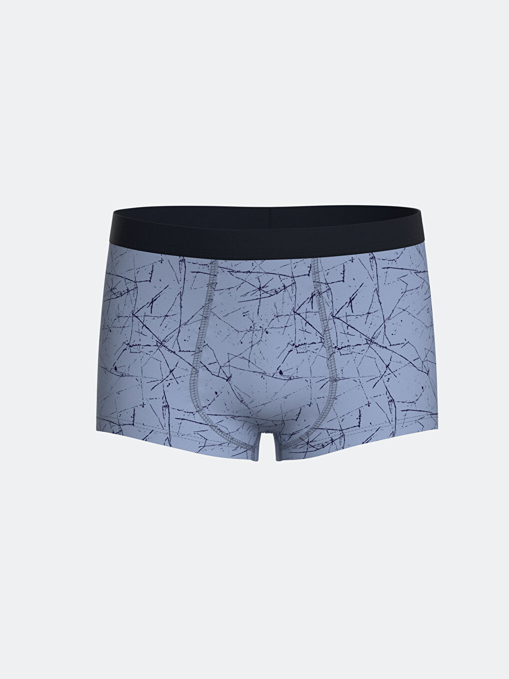 Mavi Baskılı Erkek Çocuk Boxer