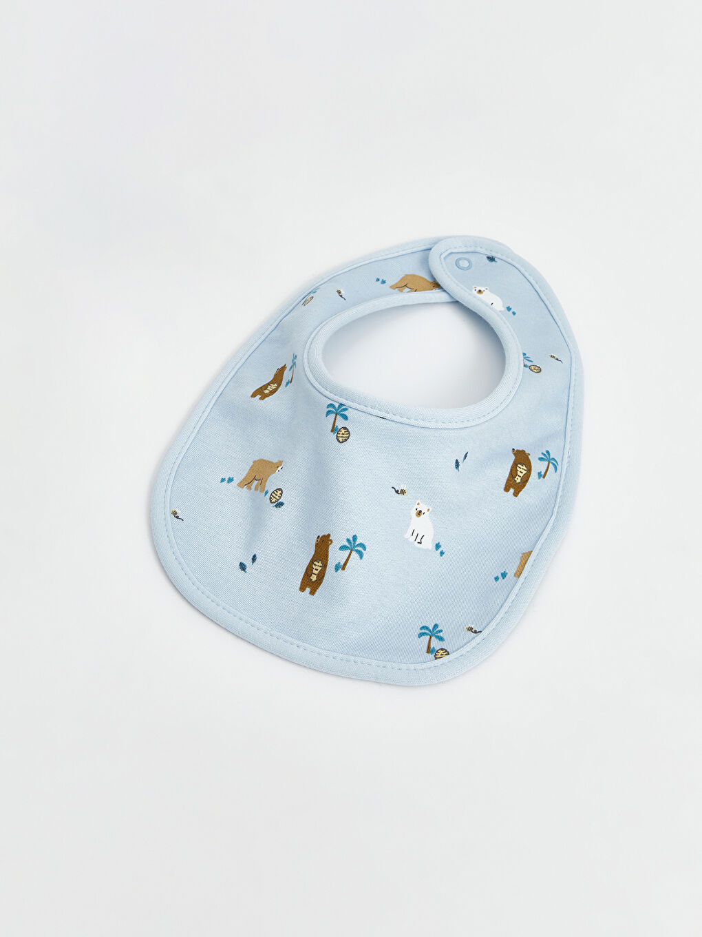 Baskılı Erkek Bebek Mama Önlüğü-1