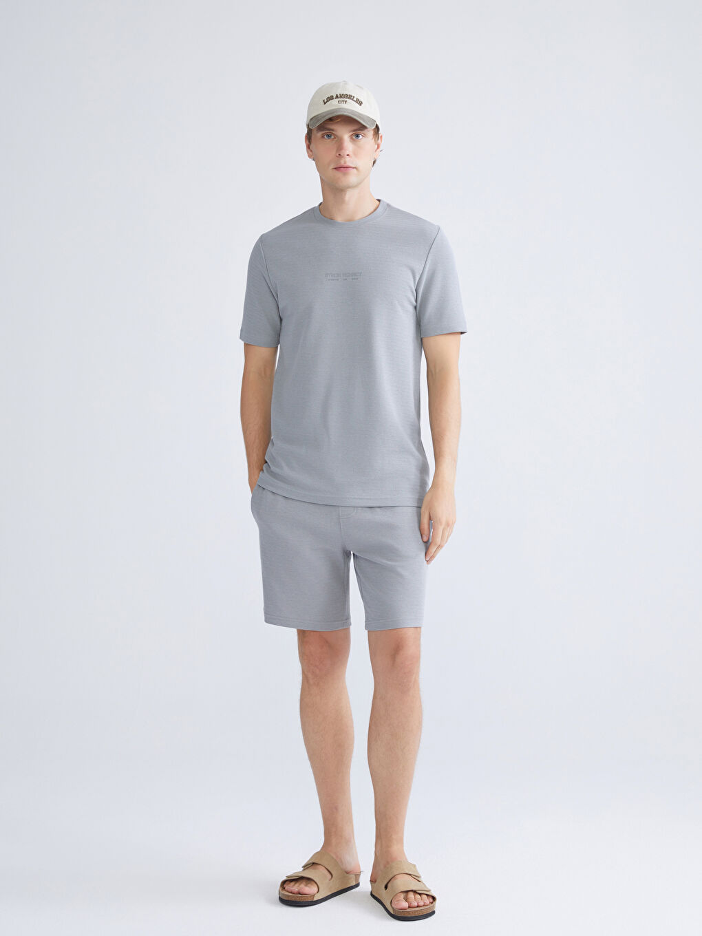 Crew Neck Short Sleeve Printed Men's T-Shirt-2