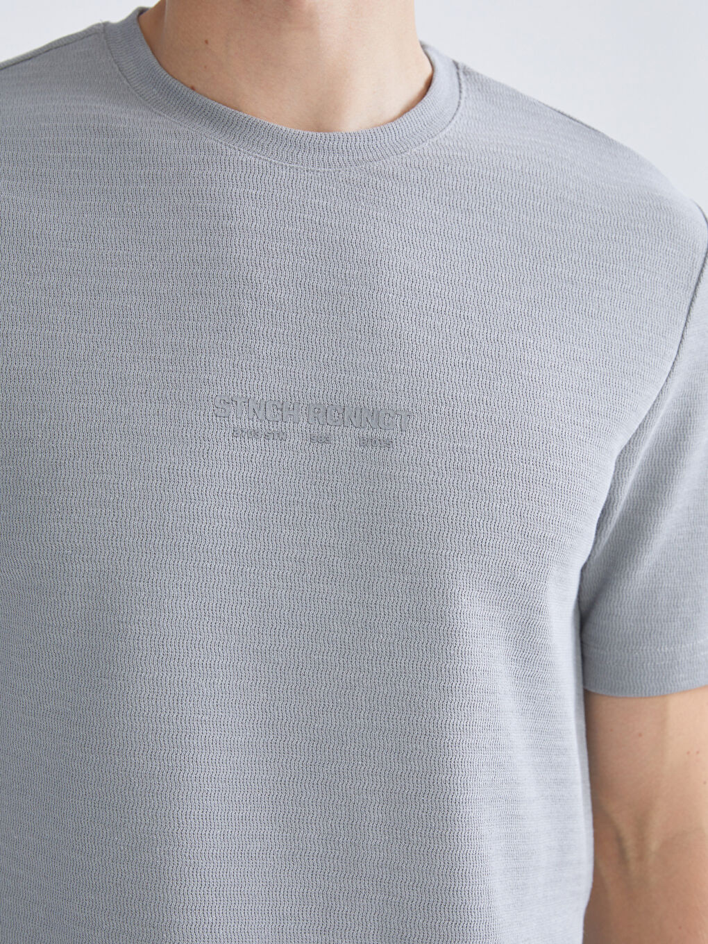 Crew Neck Short Sleeve Printed Men's T-Shirt-4