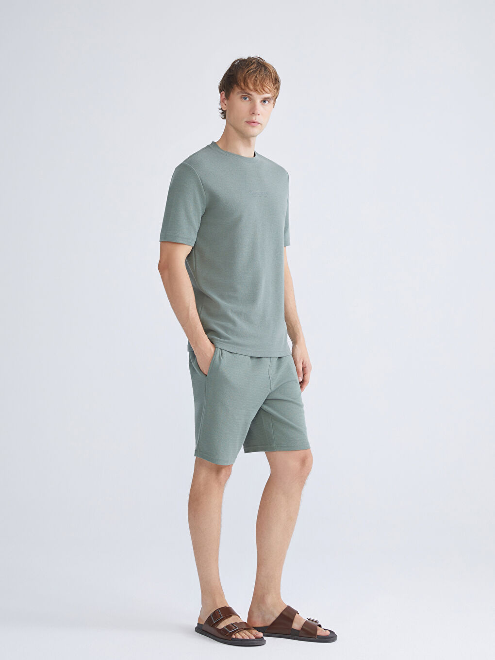 Crew Neck Short Sleeve Printed Men's T-Shirt-2