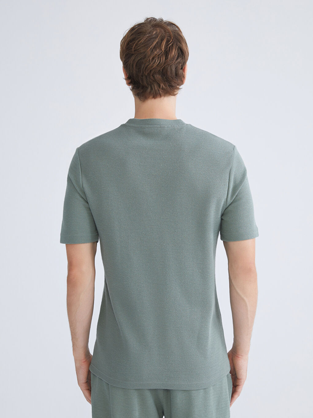 Crew Neck Short Sleeve Printed Men's T-Shirt-6