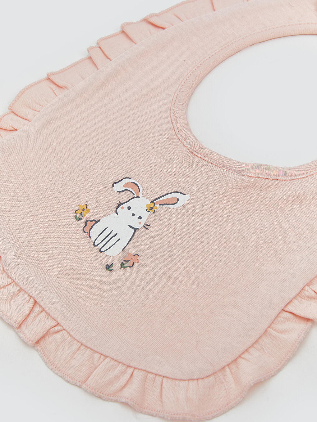 Baskılı Kız Bebek Mama Önlüğü-1