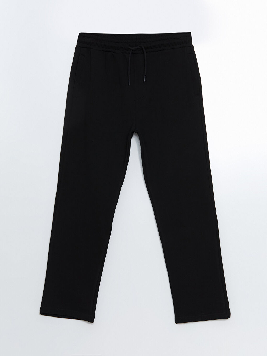 Siyah Standart Kalıp Erkek Eşofman Altı-4