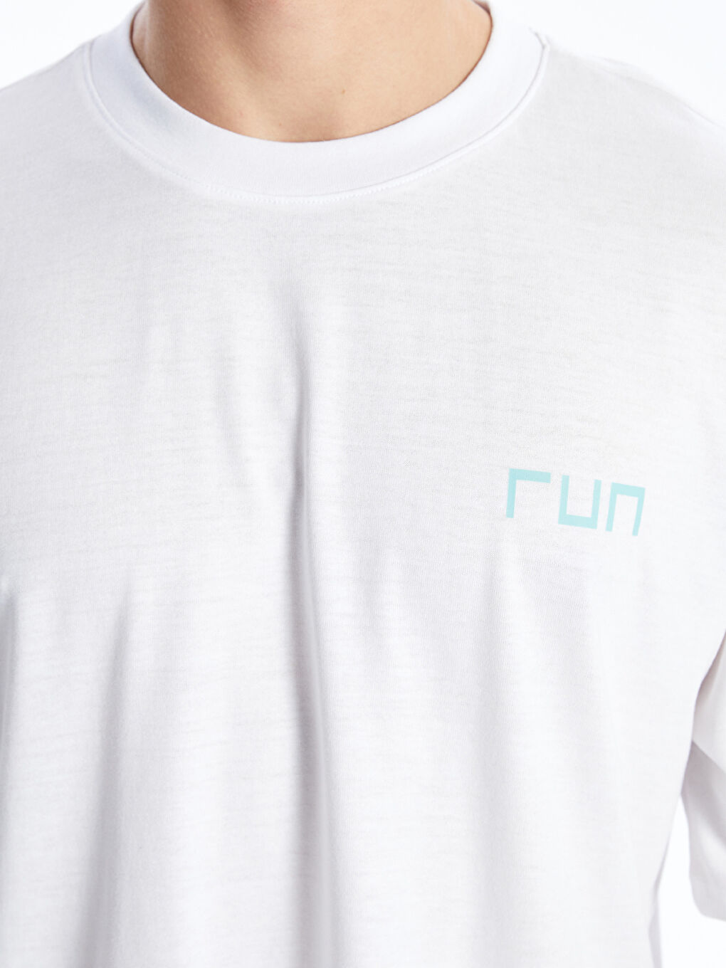 Crew Neck Men's Sports T-Shirt -S56490Z8-Q6K