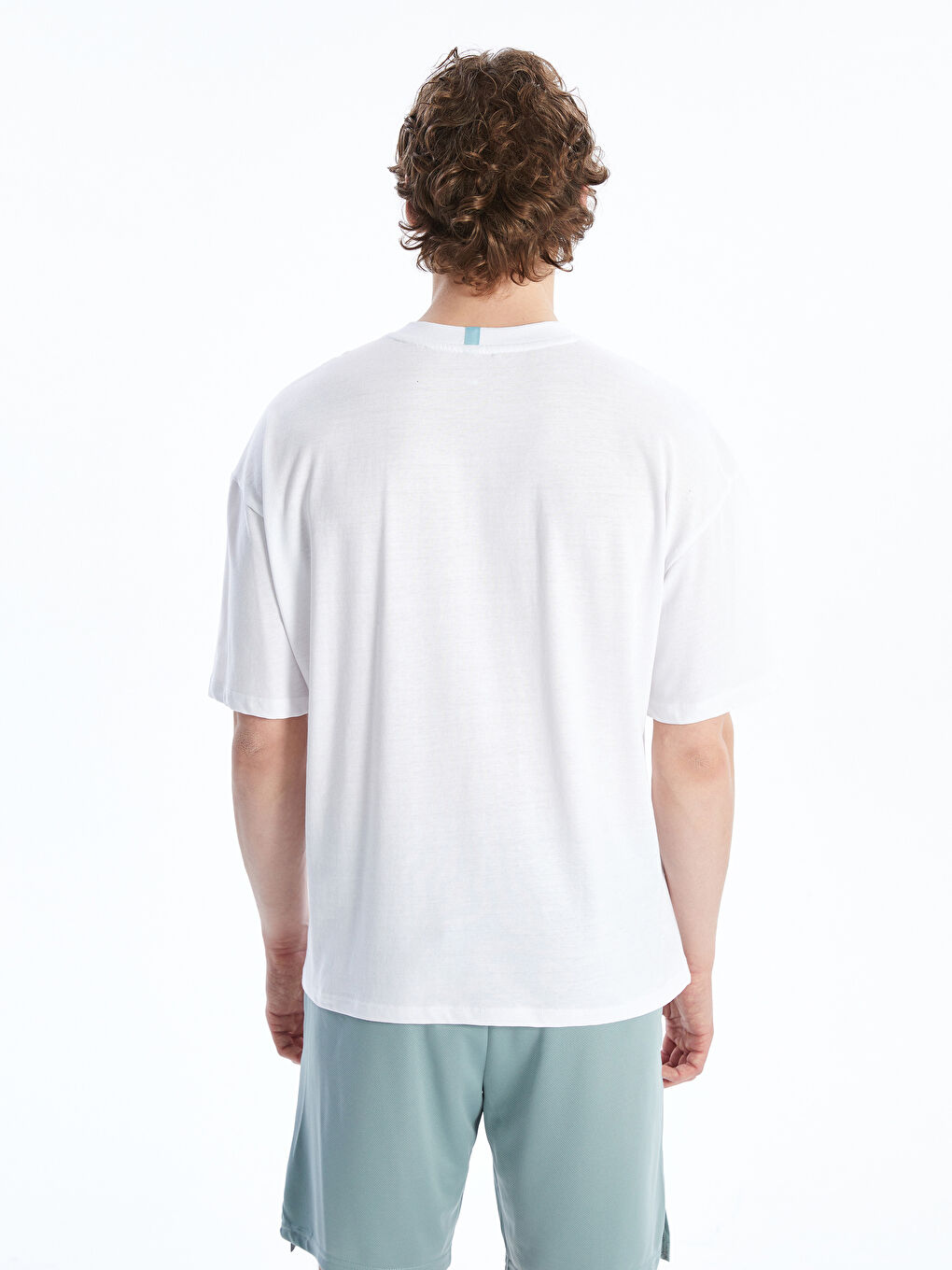 Crew Neck Men's Sports T-Shirt -S56490Z8-Q6K