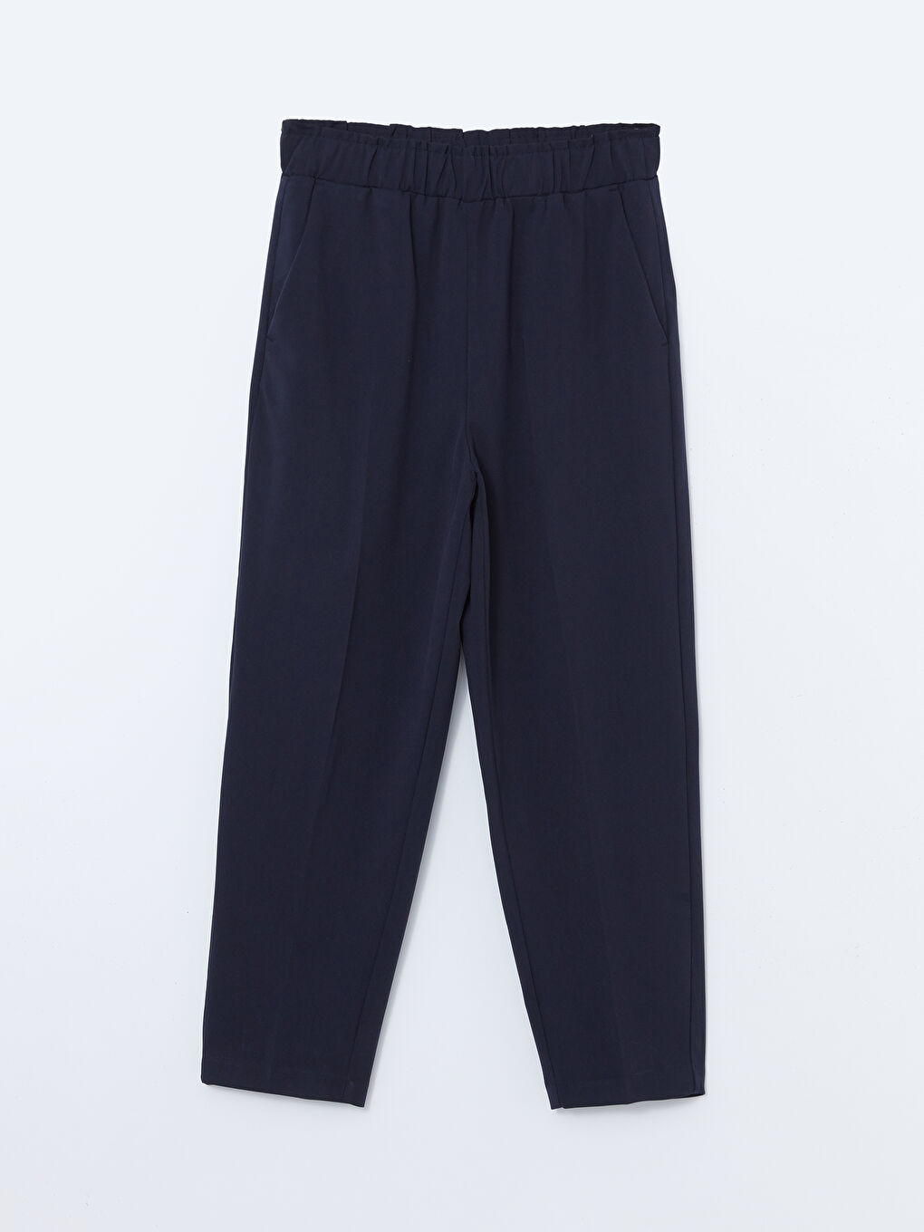 Pantalone za žene kroja šargarepe, sa elastičnim pojasom -S56511Z8-JHE