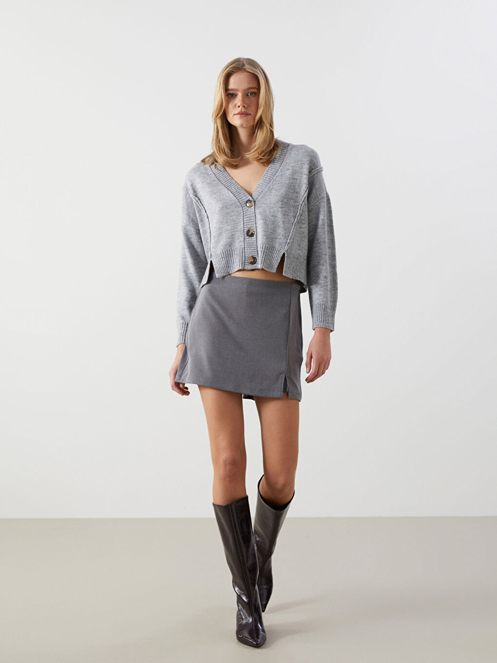 Zip-Up Waist Skort -S56516Z8-CT3