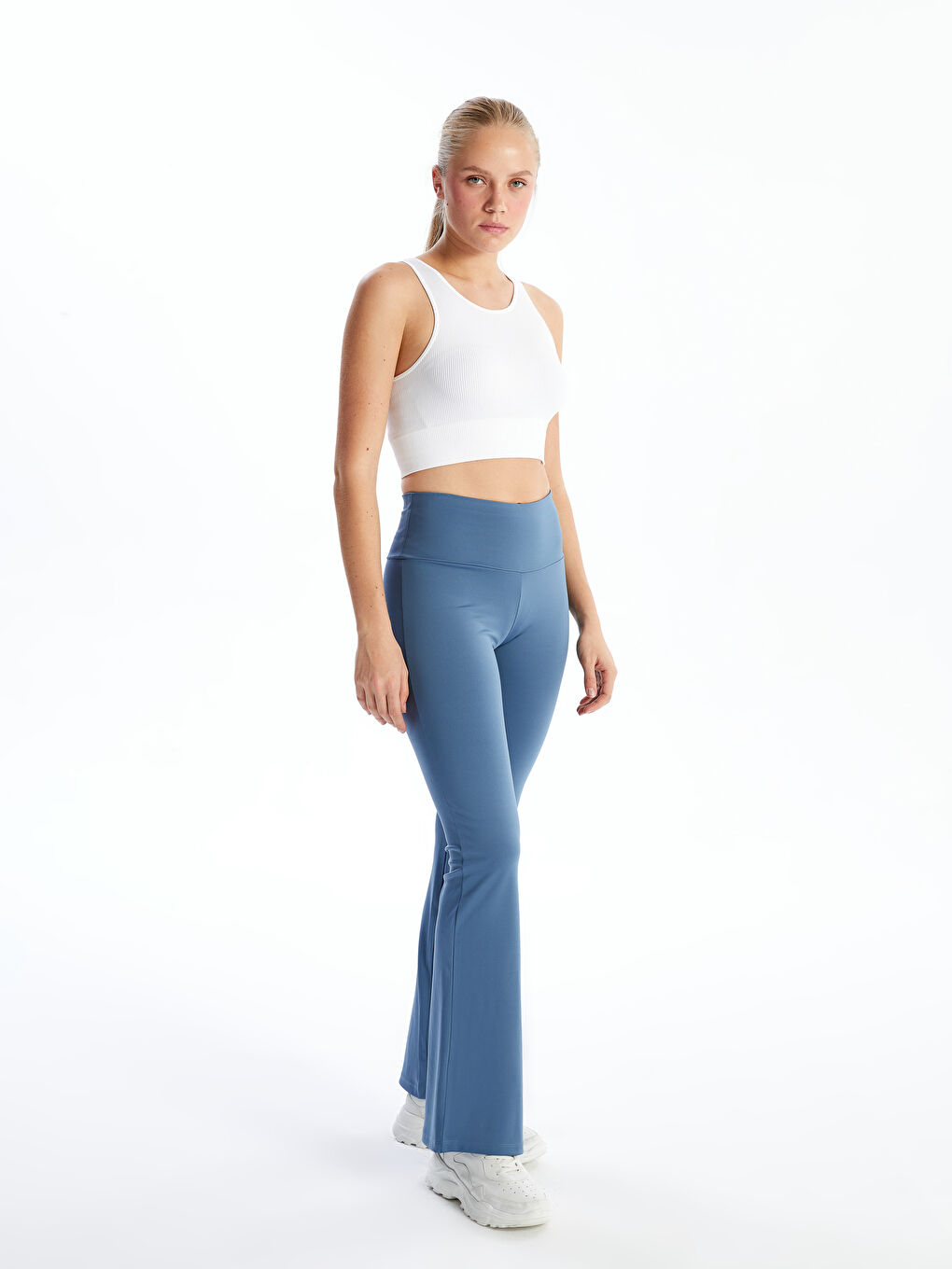 Elasticated Waist Women's Sports Leggings -S56534Z8-L6H