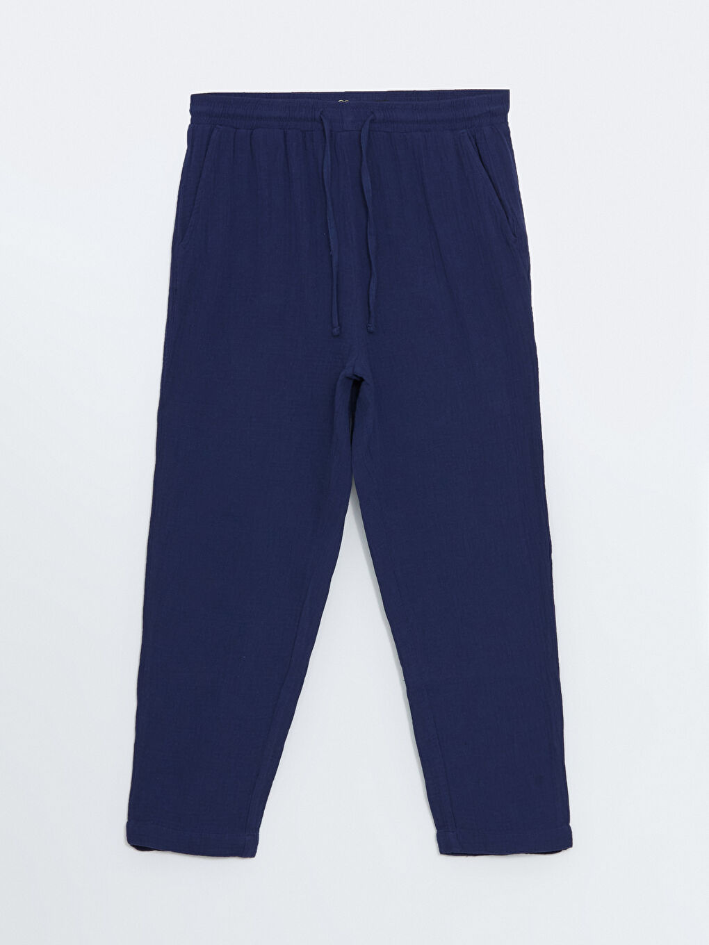 Elasticated Waist Textured Women's Trousers-4