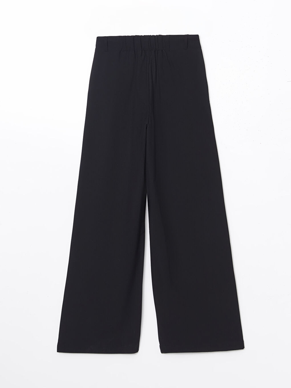Ženske pantalone sa elastičnim pojasom i širokim nogavicama -S56550Z8-CVL