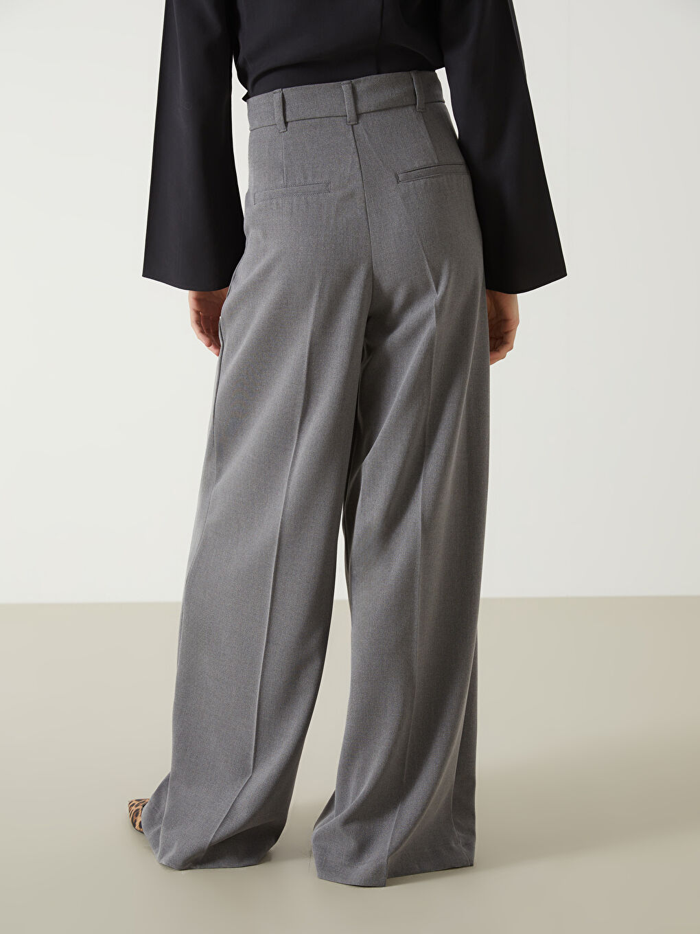 LCW Vision Ženske pantalone opuštenog kroja i širokih nogavica -S56579Z8-CT3