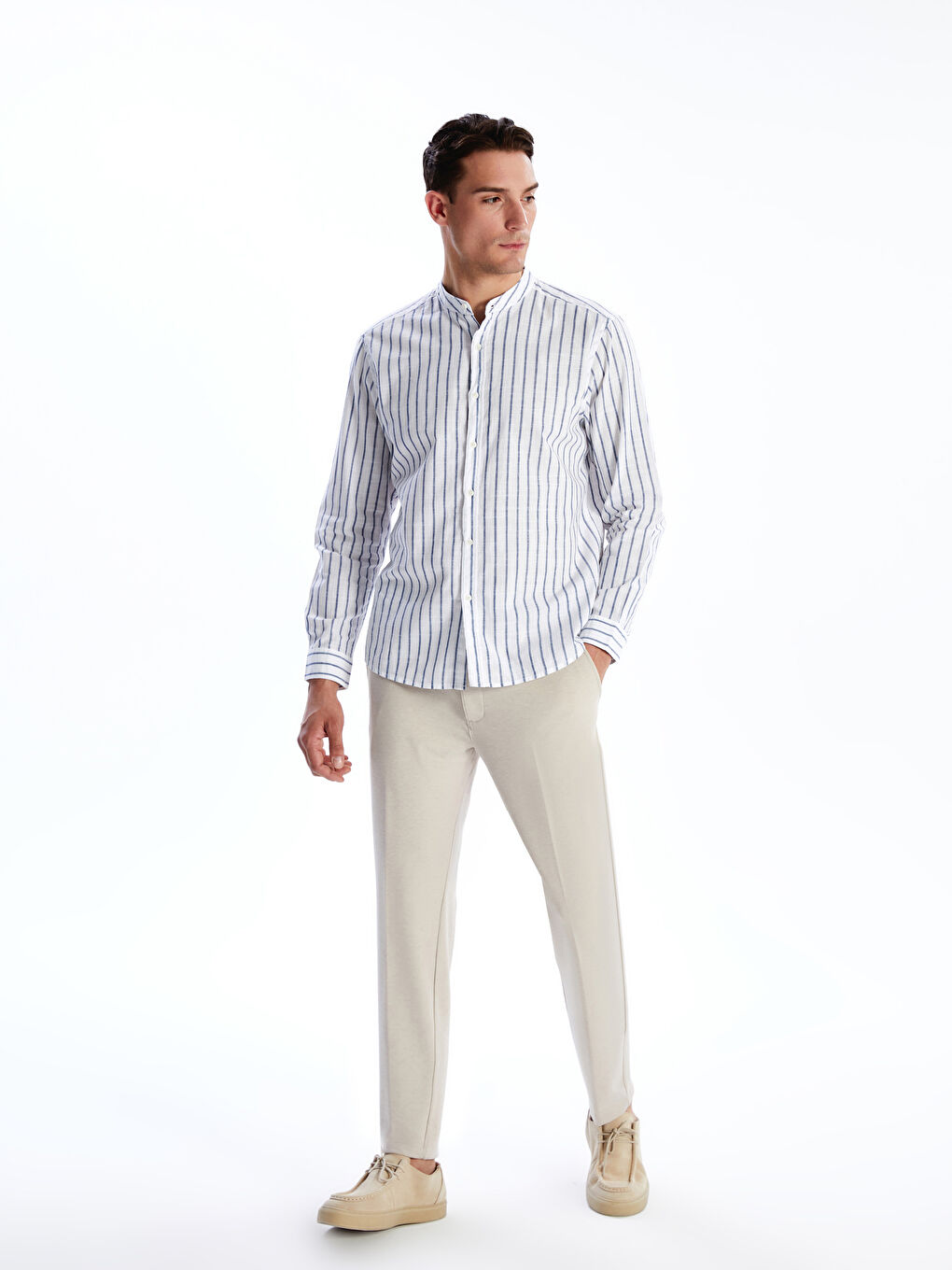 Muške pantalone slim fit -S56586Z8-SX6