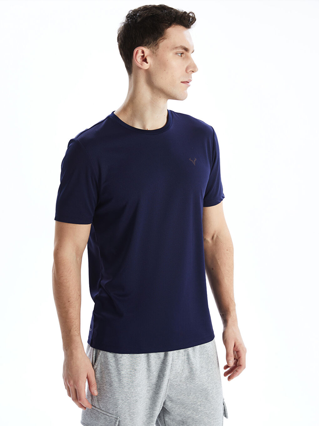 Crew Neck Short Sleeve Men's Sports T-Shirt -S56597Z8-JFF