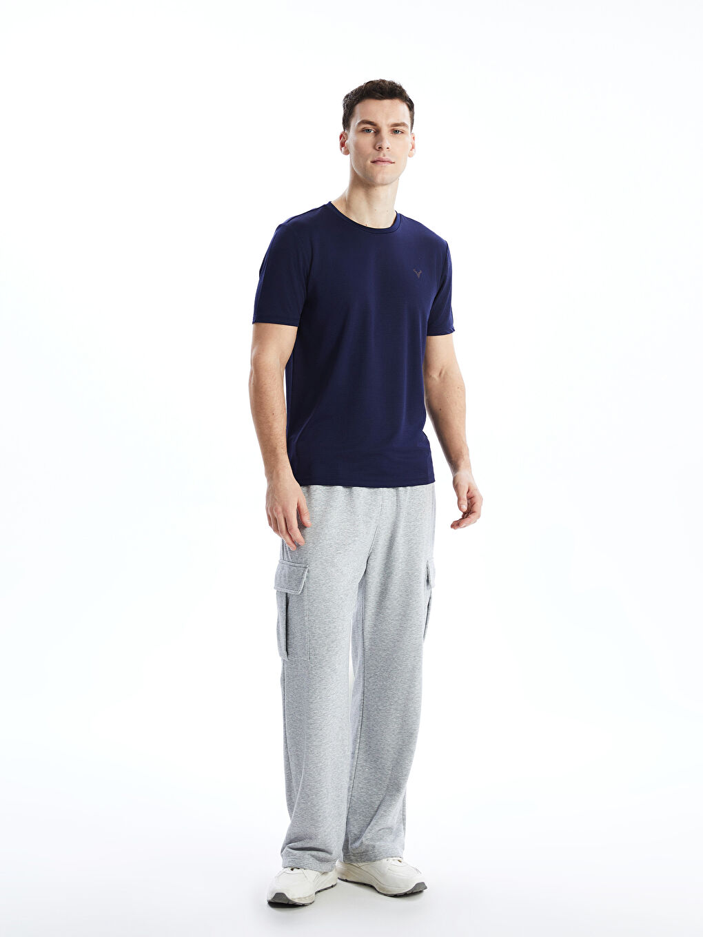 Crew Neck Short Sleeve Men's Sports T-Shirt -S56597Z8-JFF