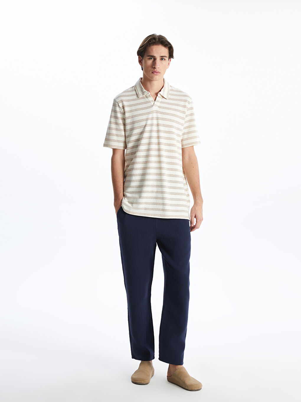 Comfortable Fit Men's Trousers -S56598Z8-Z46