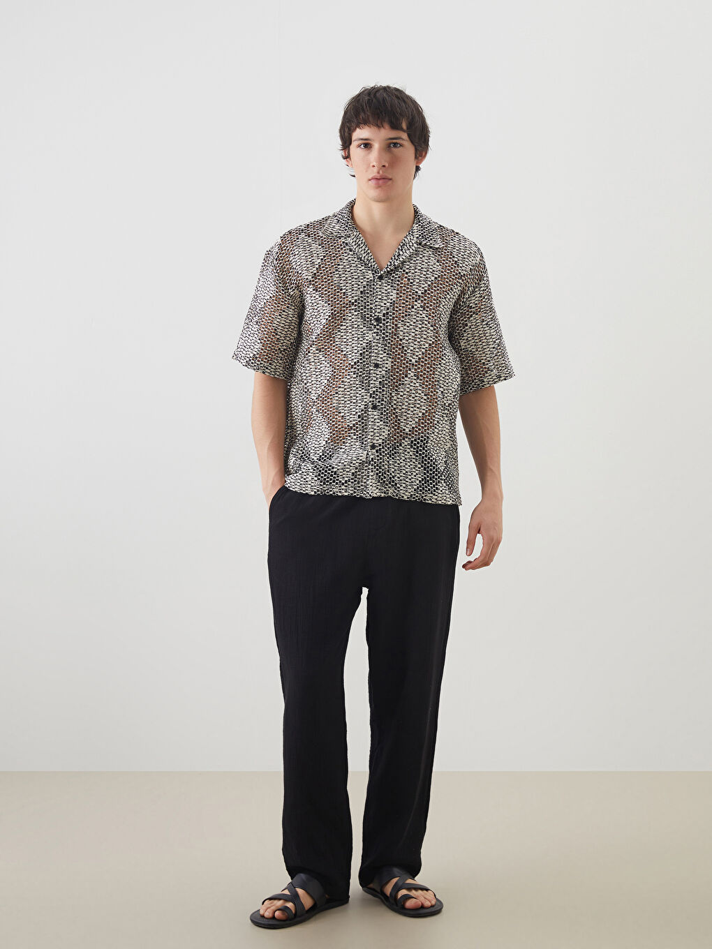 Relaxed Fit Men's Trousers -S56598Z8-RQL